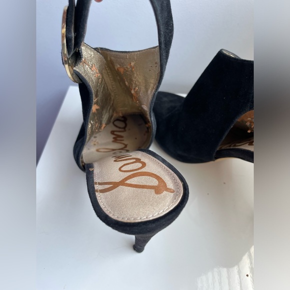 💖(2 for $15)💖 Sam Edelman Black Suede Heels (Please Read Description) - Picture 6 of 13